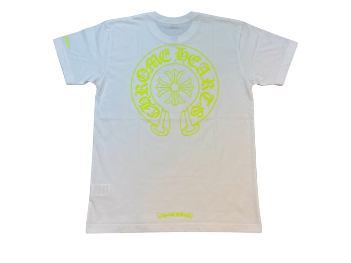 Chrome Hearts Chrome Hearts Logo T-Shirt Neon Yellow - view 2