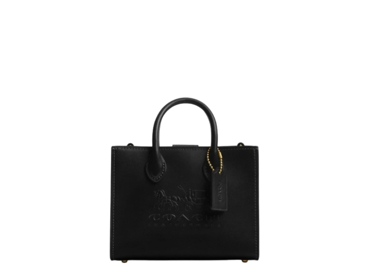 Coach Square One ช้อป Coach Ace Tote 17 Tote Square Bag Blackของแท้ที่ SASOM
