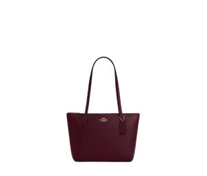 Buy Coach Fiona Zip Tote Bag Dark Wine at Sasom – Authentic and Ready to Ship