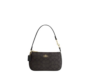 Buy Coach Nolita 19 In Signature Canvas With Gold Hardware Black Black Walnut Brown at Sasom – Authentic and Ready to Ship
