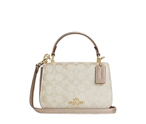 Buy Coach Lysa Top Handle Bag Cream at Sasom – Authentic and Ready to Ship