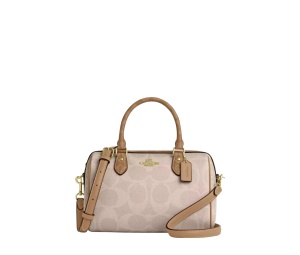 Buy Coach Rowan Satchel Bag In Blocked Signature Canvas at Sasom – Authentic and Ready to Ship