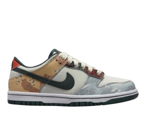 Buy Nike Dunk Low Sail Multi-Camo (GS) at Sasom – Authentic and Ready to Ship