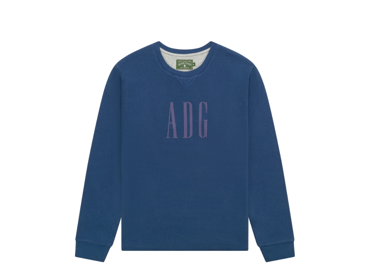 Denim Tears ADG Inc. Thermal Navy Shop Authentic at SASOM