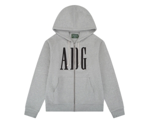 ช้อป Denim Tears ADG Inc. Zip Hoodie Greyของแท้ที่ SASOM