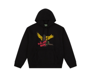 Buy Denim Tears Black Cherub Hoodie Black at Sasom – Authentic and Ready to Ship