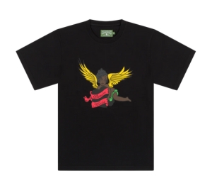 Buy Denim Tears Black Cherub Tee Black at Sasom – Authentic and Ready to Ship