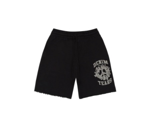 Buy Denim Tears Denim University Sweat Shorts Black at Sasom – Authentic and Ready to Ship