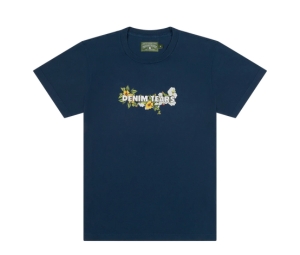 Buy Denim Tears Logo Tee Navy at Sasom – Authentic and Ready to Ship