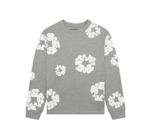 Buy Denim Tears Long Sleeve Cotton Wreath Tee Grey (FW24) at Sasom – Authentic and Ready to Ship