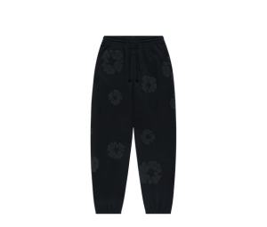 Buy Denim Tears Mono Cotton Wreath Sweatpants Black at Sasom – Authentic and Ready to Ship