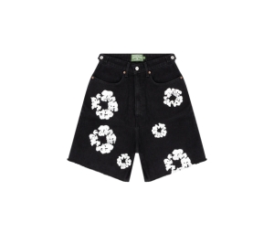 Buy Denim Tears The Cotton Wreath Jean Short Black at Sasom – Authentic and Ready to Ship