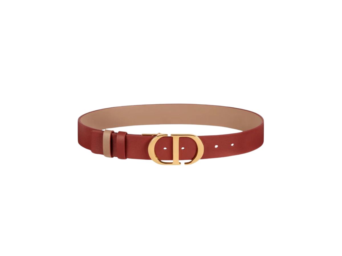 Dior 30 Montaigne 35 MM In Rust And Warm Taupe Smooth  display picture 2