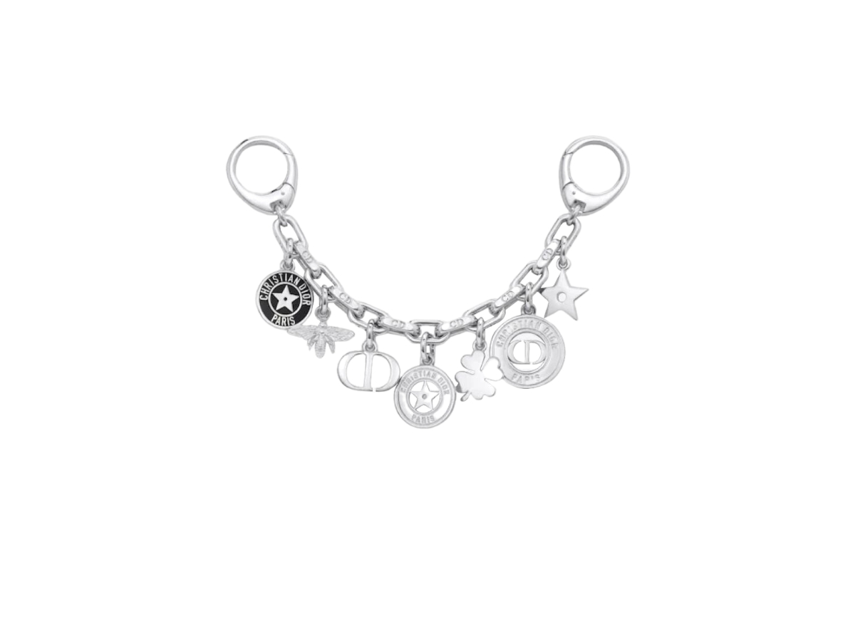 Silver discount bag charm