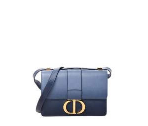 AUTH Dior 30 Montaigne Bag - Indigo Blue Gradient Calfskin