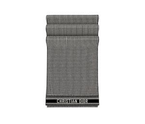 Buy Dior 30 Montaigne Scarf Black and White Blended Cashmere Knit at Sasom – Authentic and Ready to Ship