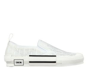 Dior B23 Slip-On Sneaker White Oblique Canvas