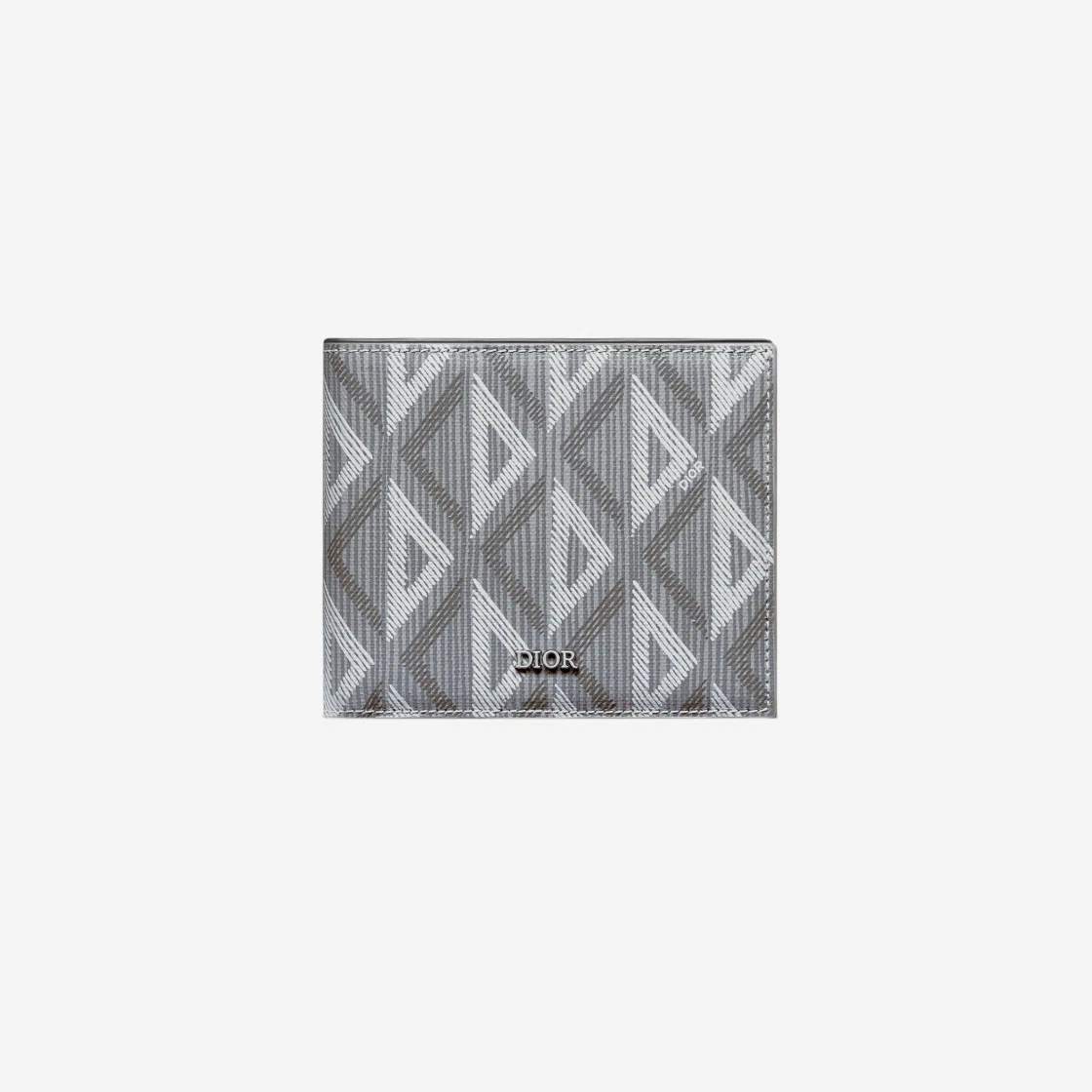 【無料郵送/関税込/正規品】 Dior CD Diamond Canvas Wallet Gre Dior CD Diamond Canvas Wallet Grey Shop Authentic at SASOM
