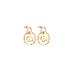 Buy Dior CD Signature Earrings In Gold-Finish Metal at Sasom – Authentic and Ready to Ship
