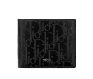 Dior Men's Oblique Jacquard Wallet