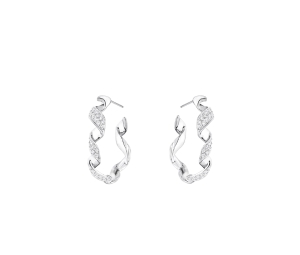 Buy Dior Couture Dior Earrings In Loop 18K White Gold And Diamonds at Sasom – Authentic and Ready to Ship