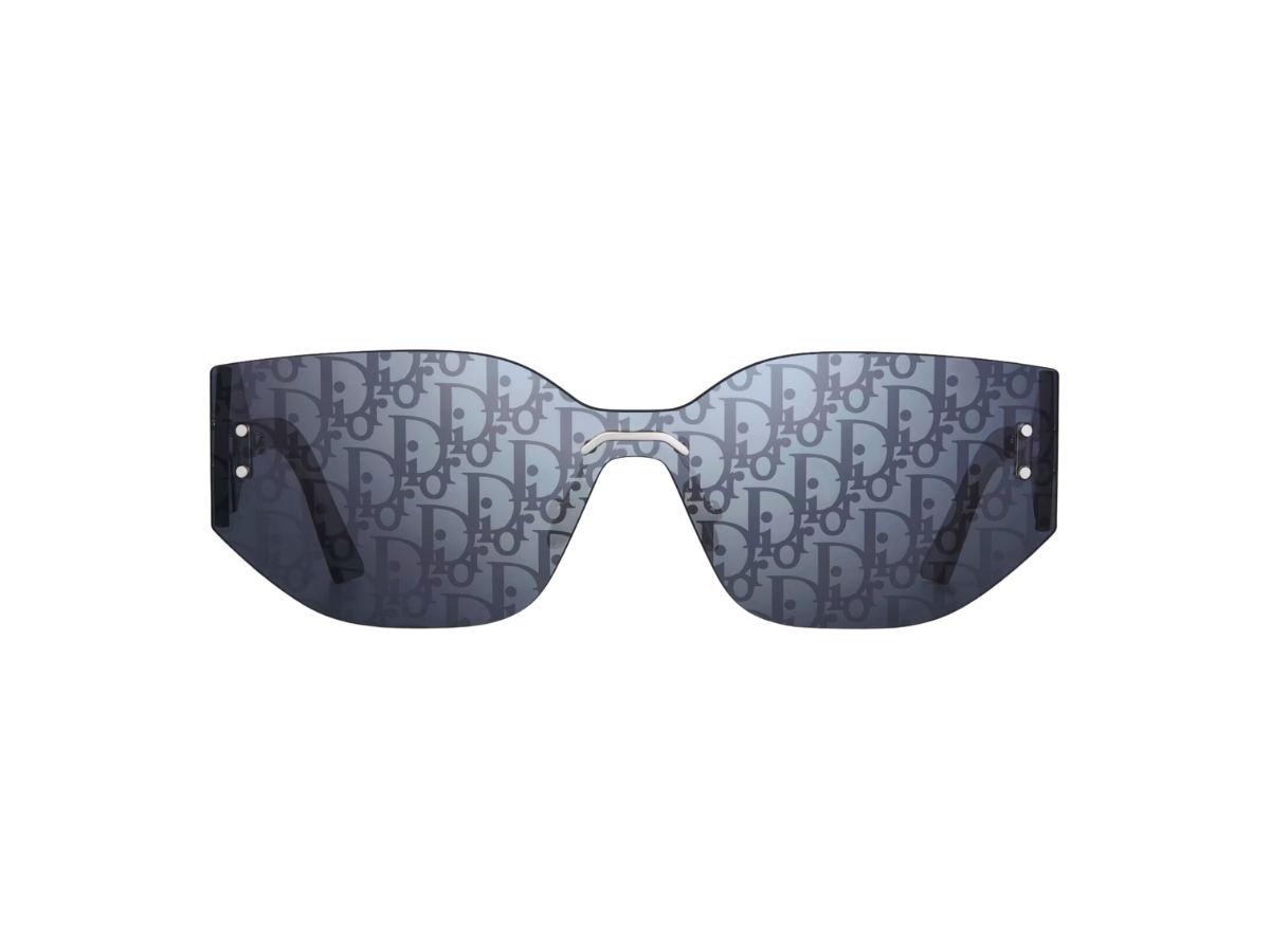 Sasom เครื่องประดับ Dior Diorclub M6u Blue Rectangular Sunglasses With Dior Oblique Motif เช็ค