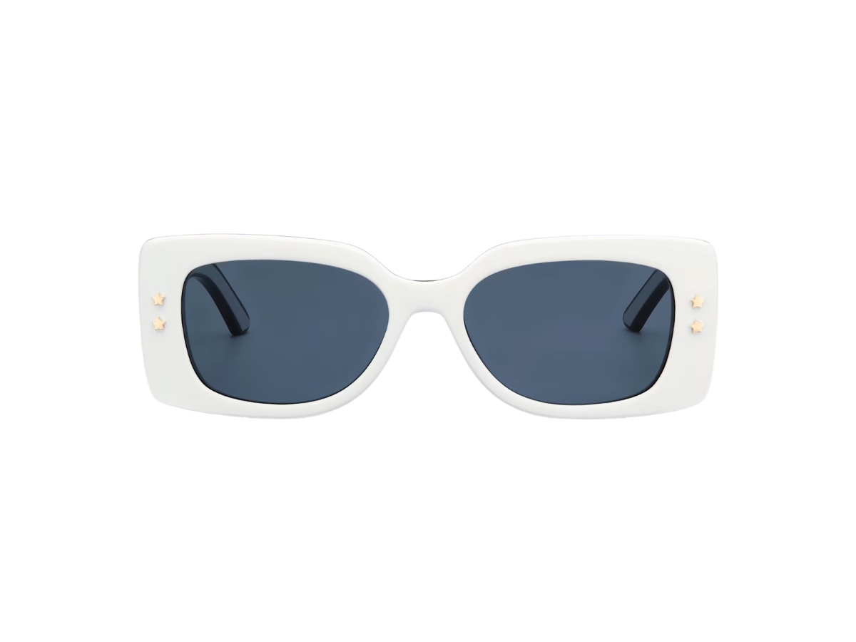 Sasom เครื่องประดับ Dior Diorpacific S1u In White Square Sunglasses With Blue Lenses เช็คราคา