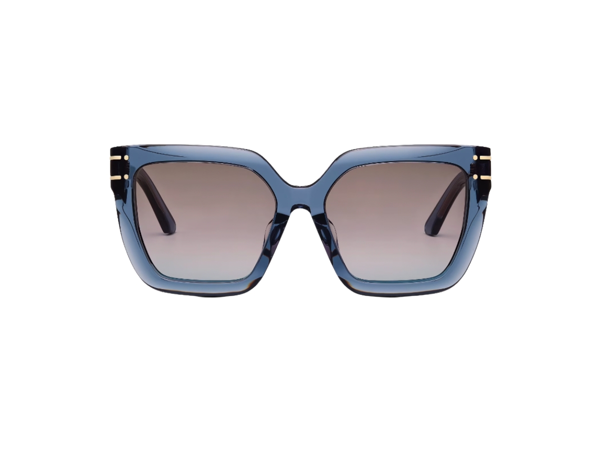 Dior Diorsignature S10F Square Sunglasses In Transparent  display picture 3