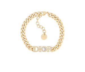 Buy Dior Evolution Bracelet In Gold-Finish Metal And White Crystals at Sasom – Authentic and Ready to Ship