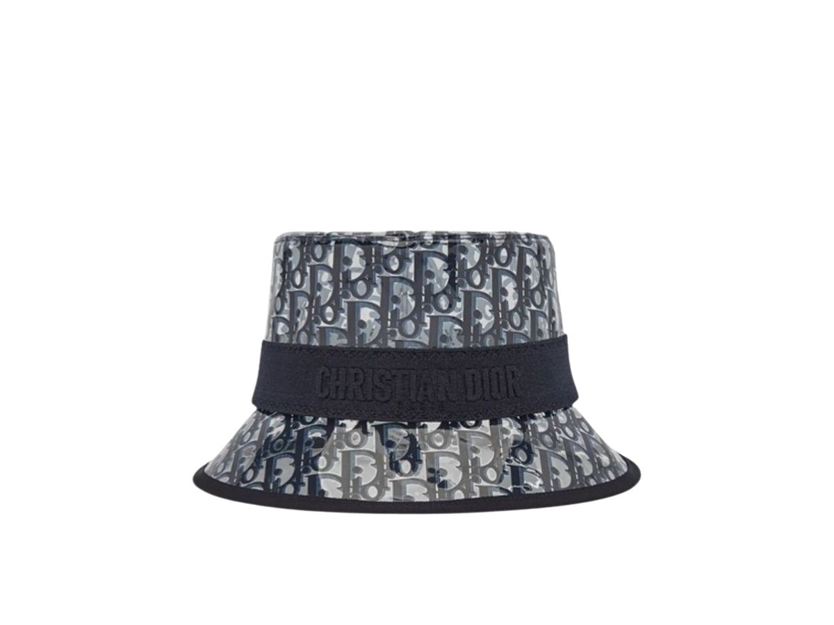 Sasom เครื่องประดับ Dior French Bucket Hat In Blue Dior Oblique