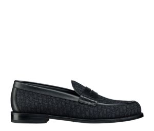 Dior Granville Loafer In Black Dior Oblique Jacquard