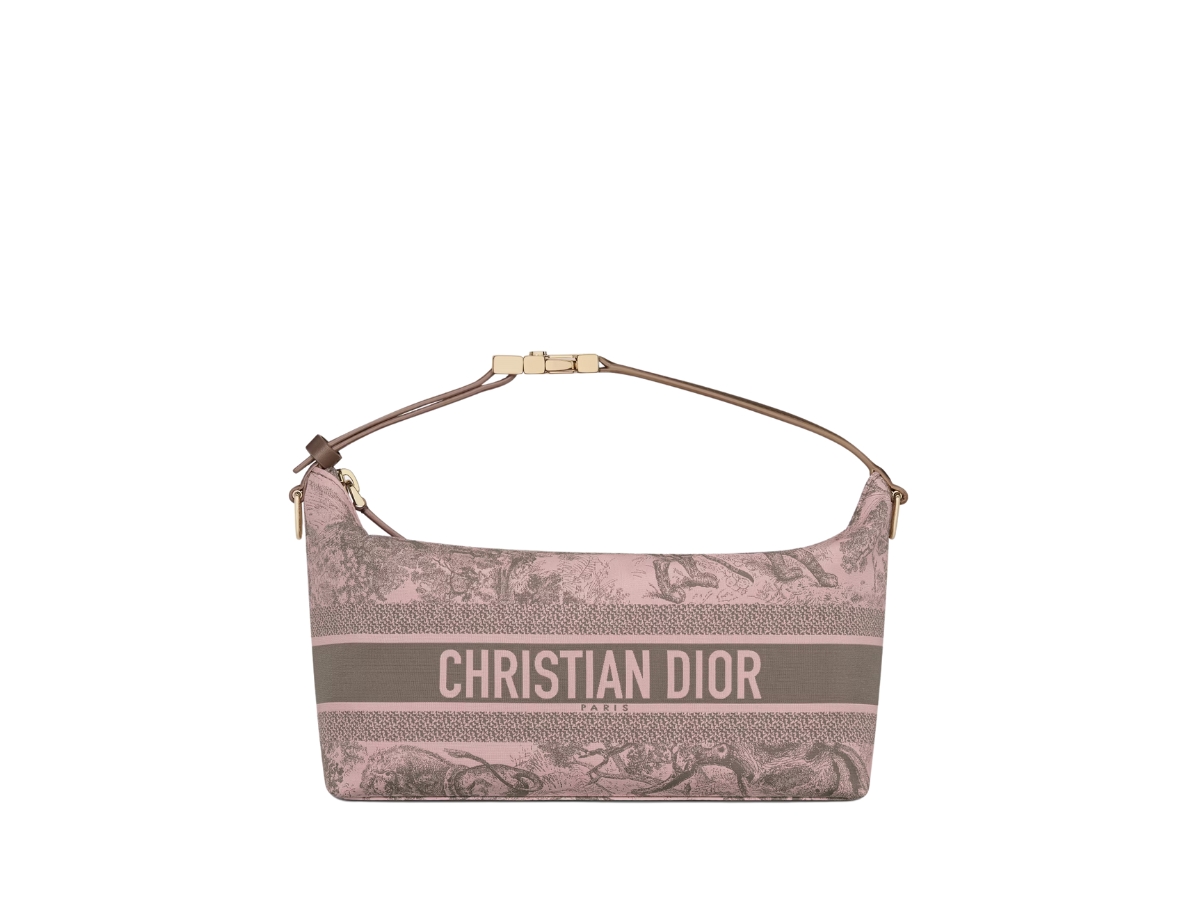 Dior, Bags, Medium Diortravel Nomad Pouch In Pink