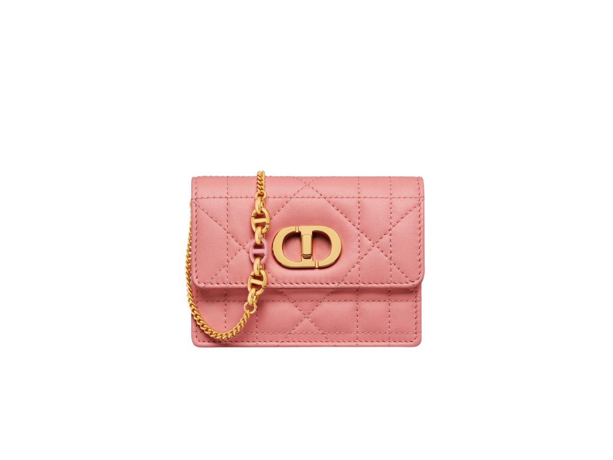 SASOM  bags Dior Miss Caro Micro Bag In Light Pink Macrocannage