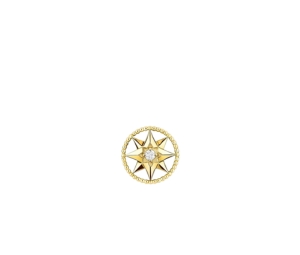Dior Rose Des Vents Earring, Xs In Yellow Gold And Diamond