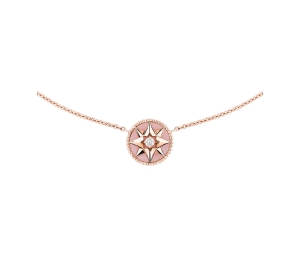 Buy Dior Rose des Vents Necklace In Pink Gold-Diamond And Pink Opal at Sasom – Authentic and Ready to Ship