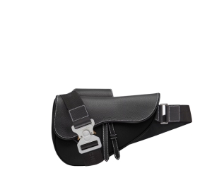 SASOM bags Dior Saddle Bag In Grained Calfskin With Aluminum Buckle Black Check the latest price now