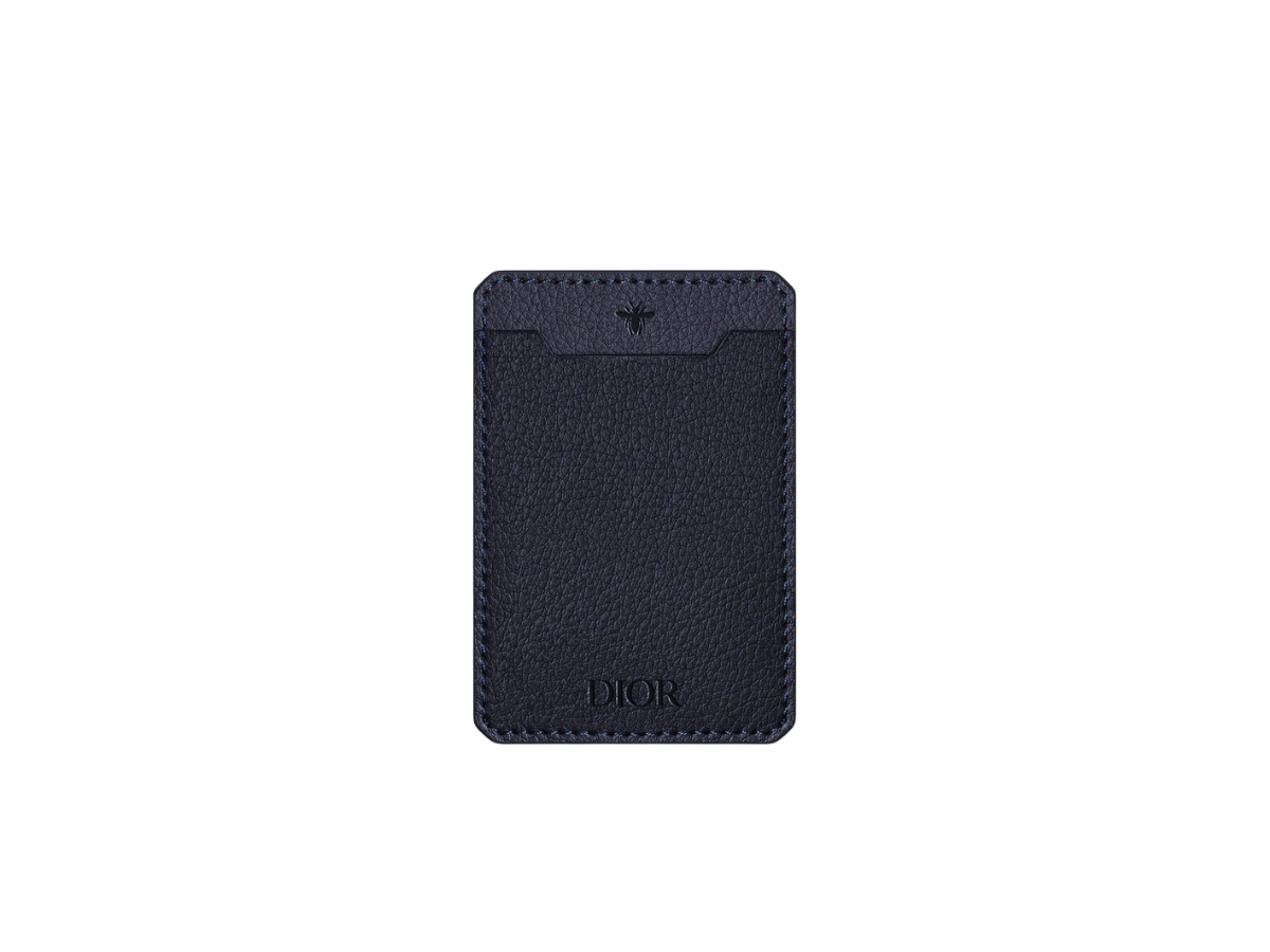 SASOM  bags Dior Sauvage Card Holder In Grained Calfskin Leather