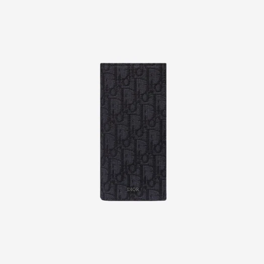 Buy Dior Vertical Long Wallet Black Dior Oblique Jacquard at Sasom – Authentic and Ready to Ship