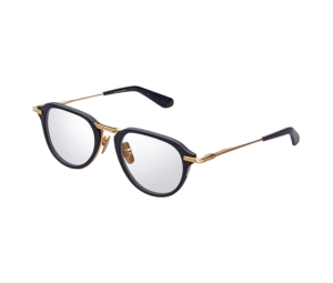 DITA Altrist In Matte Black-Yellow Gold Frame With Clear Lenses