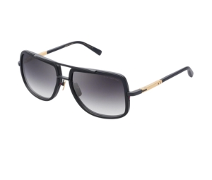 DITA Mach-One In Matte Black 18K Temples Frame With Grey to Clear Gradient Lenses