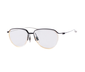DITA Schema-Three In Balck-Silver Metal Frame With Clear Lenses