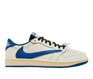 Buy Jordan 1 Retro Low OG SP Fragment x Travis Scott Sail Military Blue at Sasom – Authentic and Ready to Ship