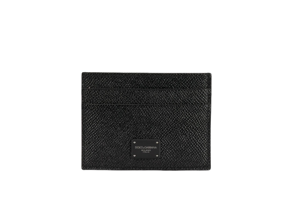 Dolce & Gabbana Logo-plaque Cardholder in Black for Men