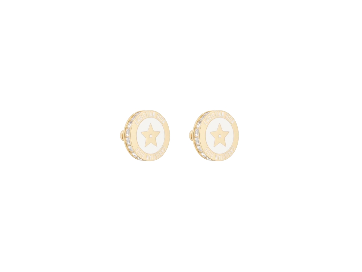 Dior Dior Night Code Earrings Gold-Finish White - view 2