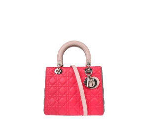 Buy Dior Cannage Lady Dior Two-Way Handbag Pink at Sasom – Authentic and Ready to Ship