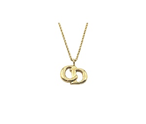 Buy Dior Necklace CD Logo Vintage Gold at Sasom – Authentic and Ready to Ship