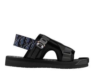 Buy Dior Black Oblique Alpha Sandal Black at Sasom – Authentic and Ready to Ship