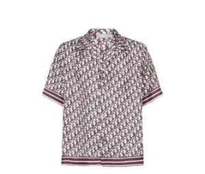 Buy Dior Oblique Short Sleeved Shirt In Silk Red Blue at Sasom – Authentic and Ready to Ship