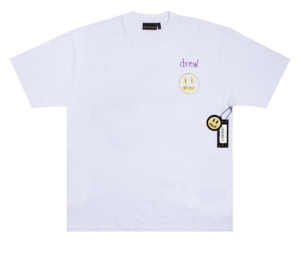 Buy drew house Exclusive Stacked Logos T-Shirt White at Sasom – Authentic and Ready to Ship