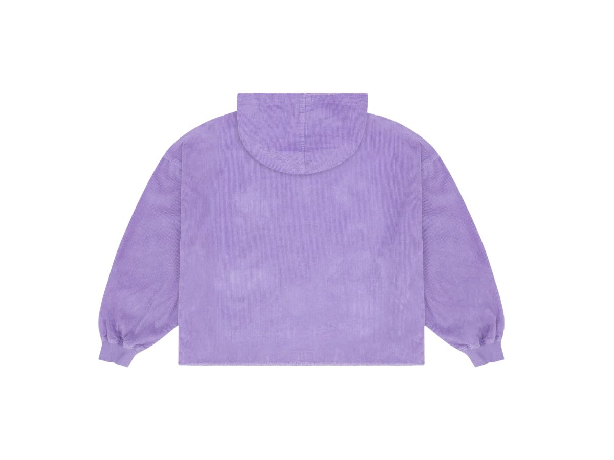 drew house Infinite Love Corduroy Boxy Hoodie Lavender